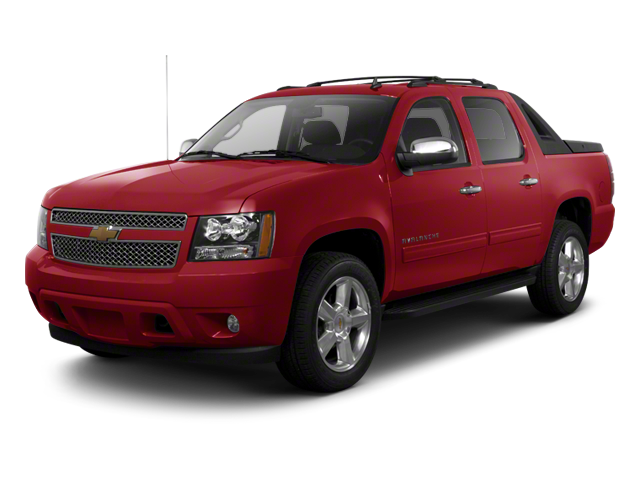 2013 Chevrolet Avalanche LTZ in Blue Topaz Metallic — front three-quarter view