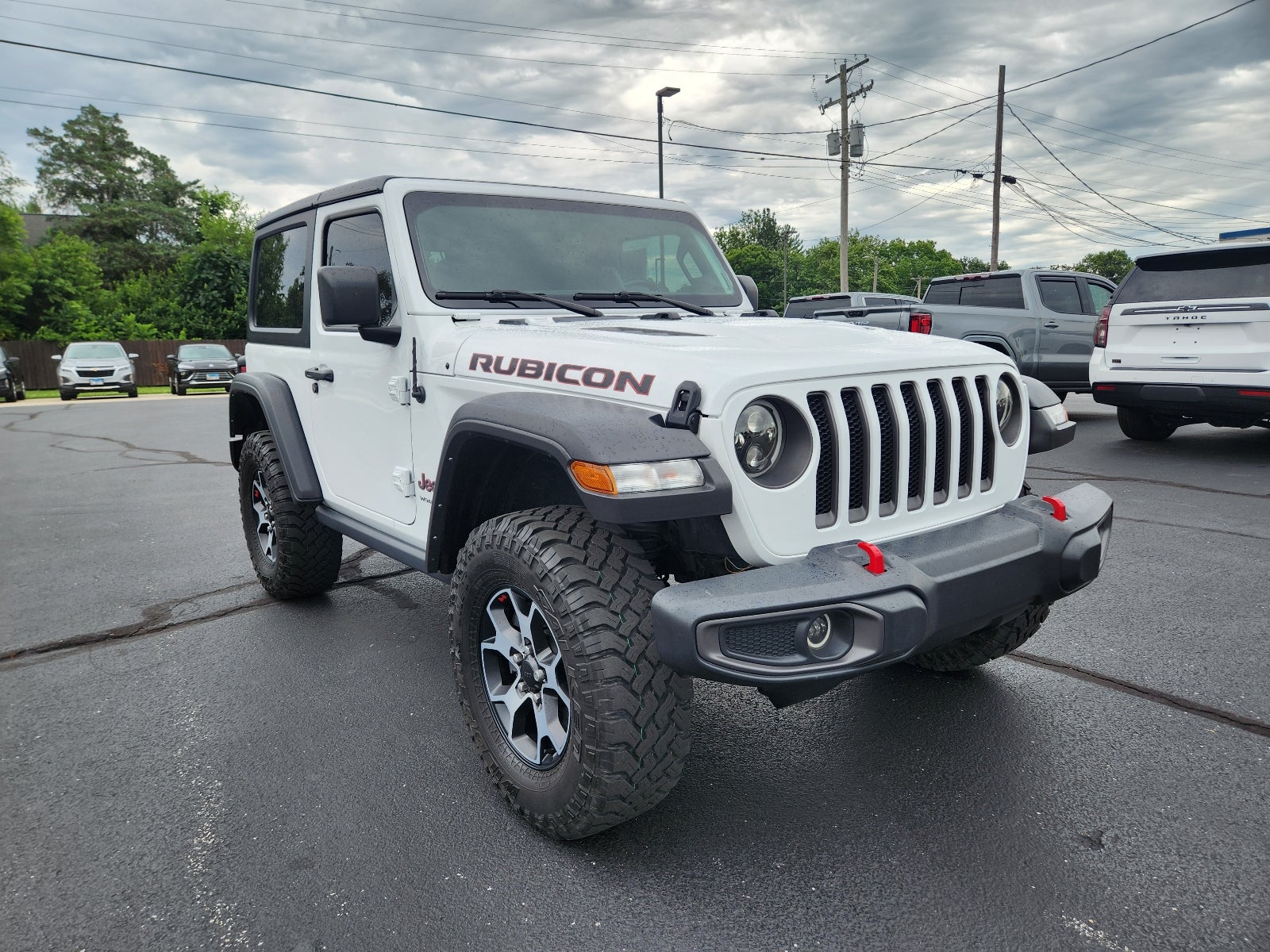 2022 Jeep Wrangler Rubicon in None — front three-quarter view