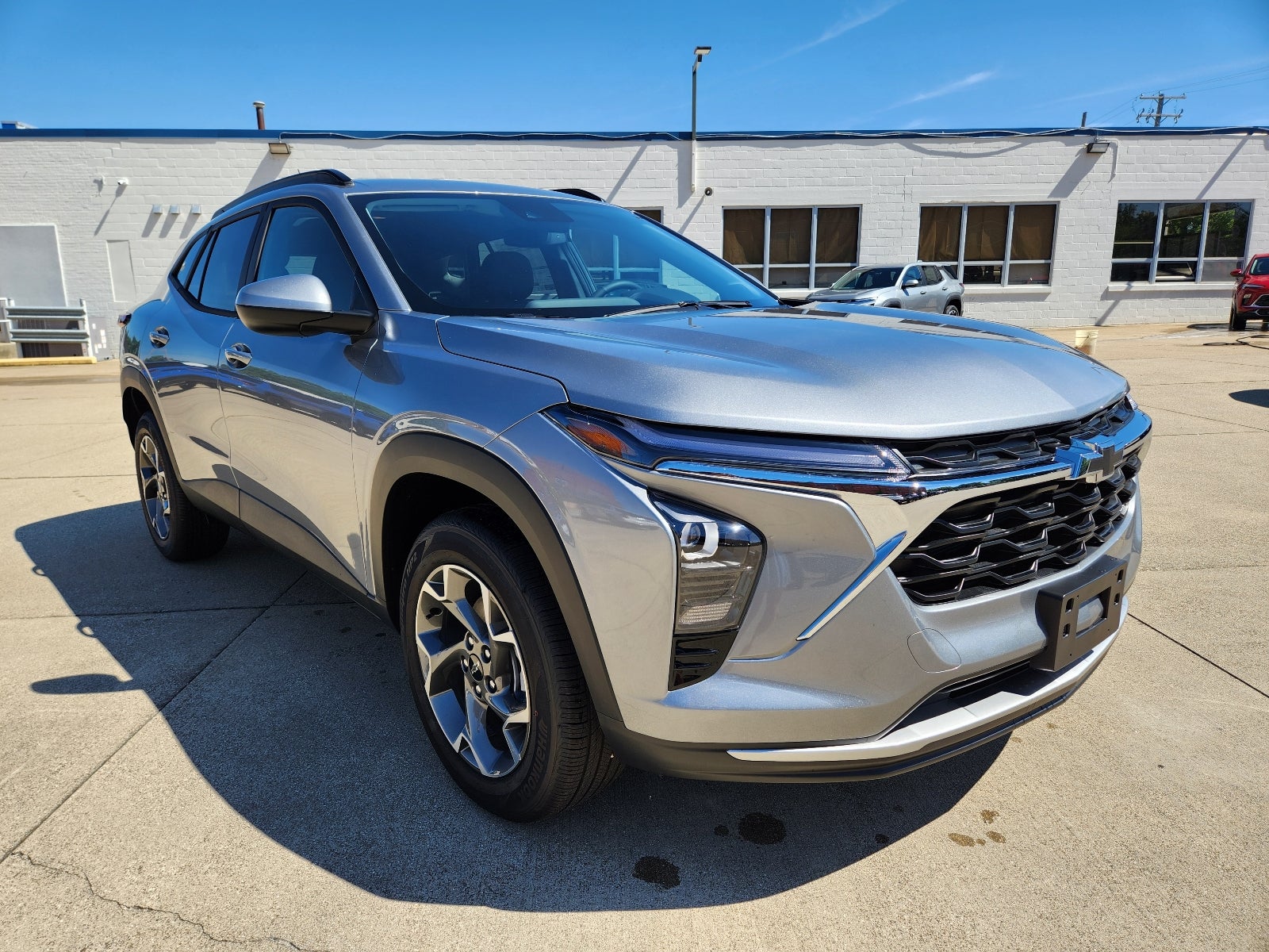 2026 Chevrolet Trax LT in Sterling Gray Metallic — front three-quarter view